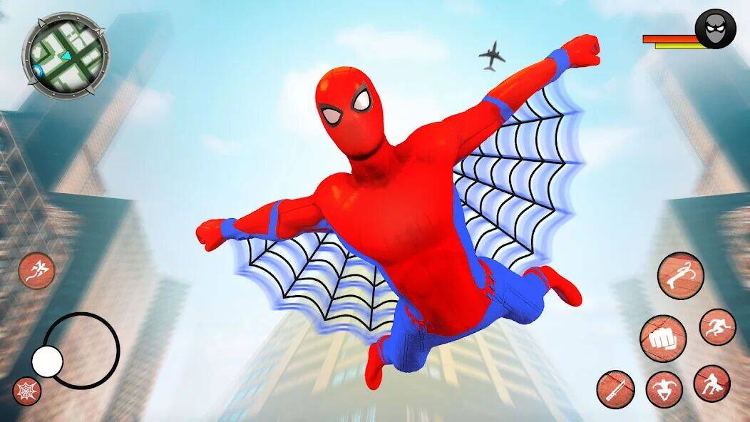 Скачать взломанную Flying Superhero Robot Games [Много монет] MOD apk на Андроид