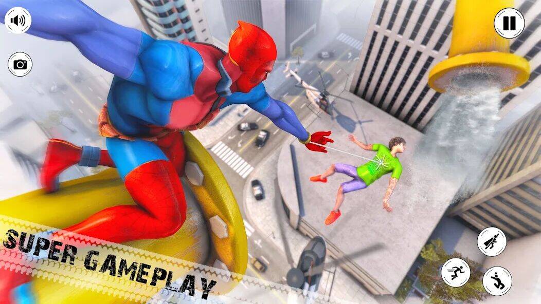 Скачать взломанную Flying Superhero Robot Games [Много монет] MOD apk на Андроид