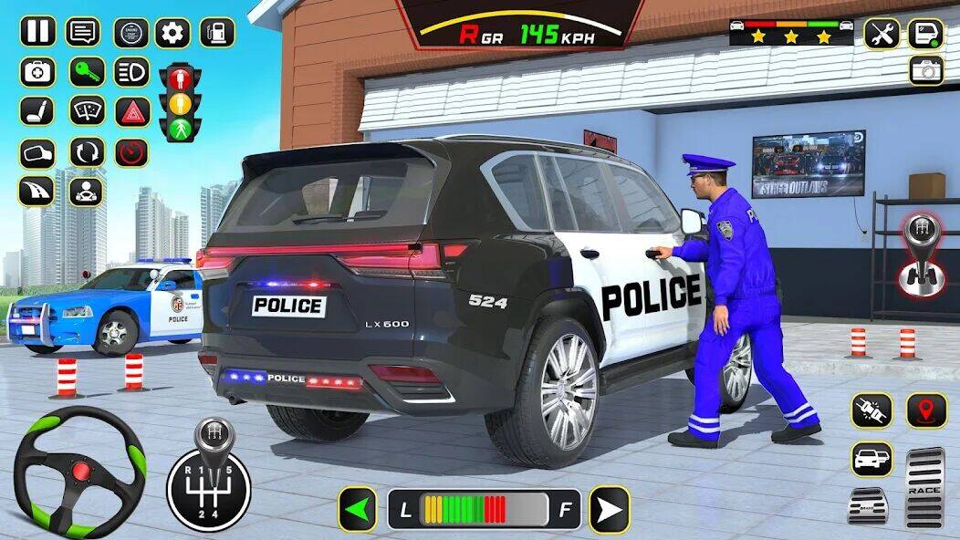 Скачать взломанную Police Car Driving School Game [Бесплатные покупки] MOD apk на Андроид