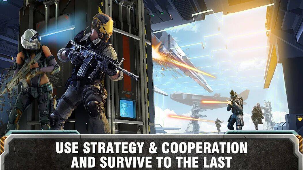 Скачать взломанную Gunfire strike [Много денег] MOD apk на Андроид