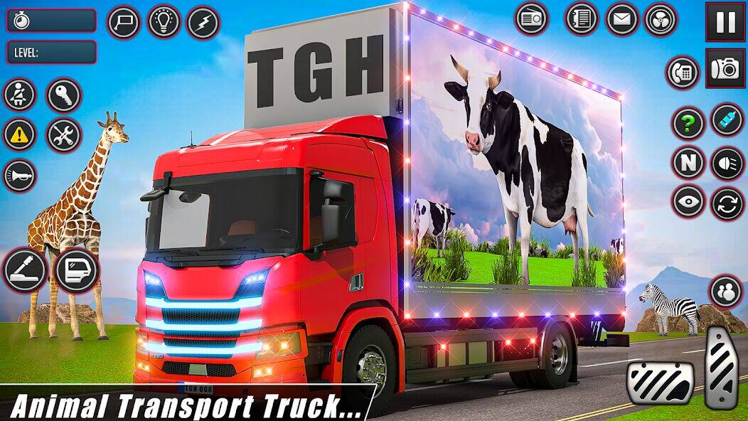 Скачать взломанную Animal Transport Driving Games [Мод меню] MOD apk на Андроид