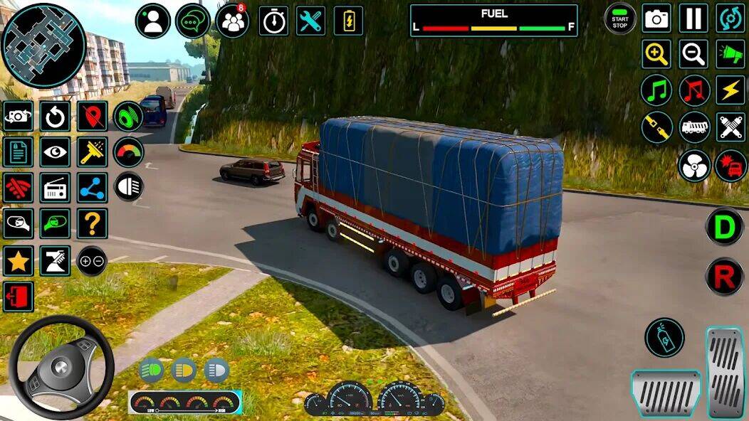 Скачать взломанную Indian Truck Offroad Cargo Sim [Много денег] MOD apk на Андроид
