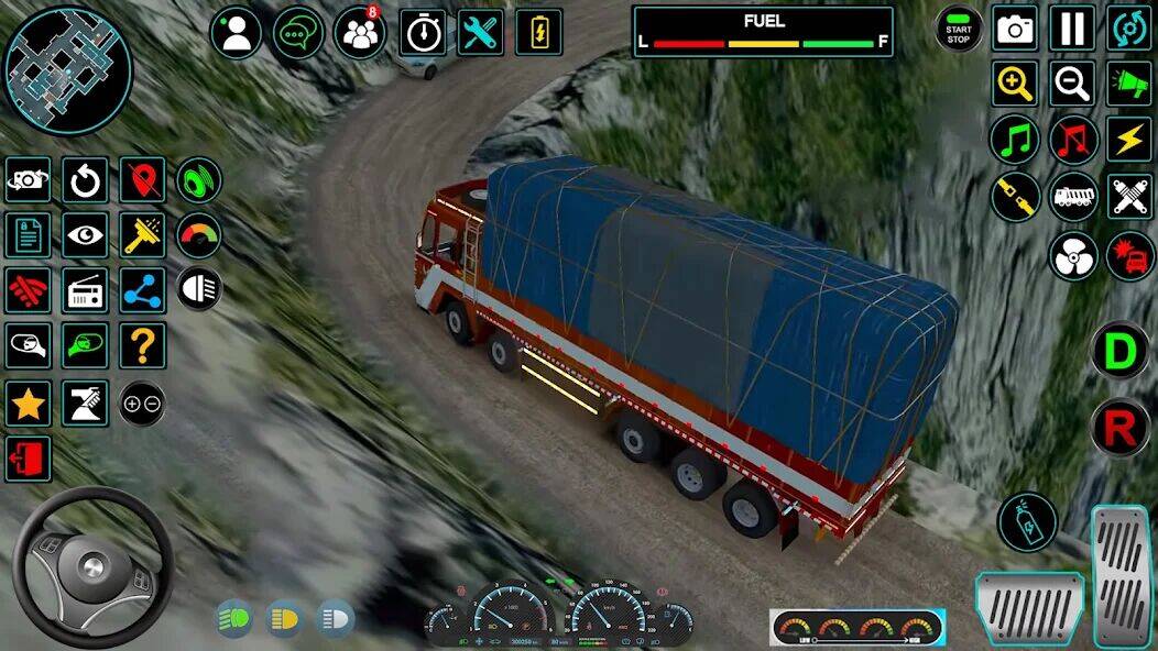Скачать взломанную Indian Truck Offroad Cargo Sim [Много денег] MOD apk на Андроид