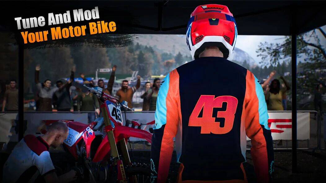 Скачать взломанную Motocross Bike Racing Games 3D [Мод меню] MOD apk на Андроид
