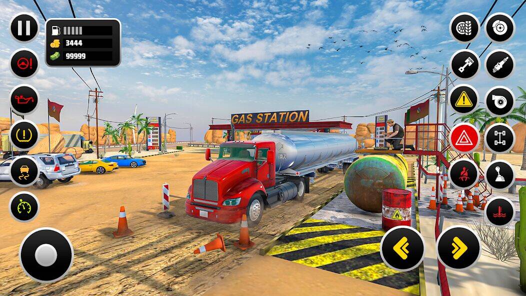 Скачать взломанную бензин Gas Station Simulator [Много денег] MOD apk на Андроид