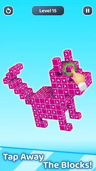 Скачать взломанную Tap Away: Tap Master [Бесплатные покупки] MOD apk на Андроид
