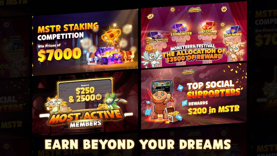 Скачать взломанную Monsterra: Crypto & NFT Game [Мод меню] MOD apk на Андроид