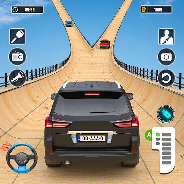 Скачать взломанную Car Stunt Games - Car Games 3D [Бесплатные покупки] MOD apk на Андроид