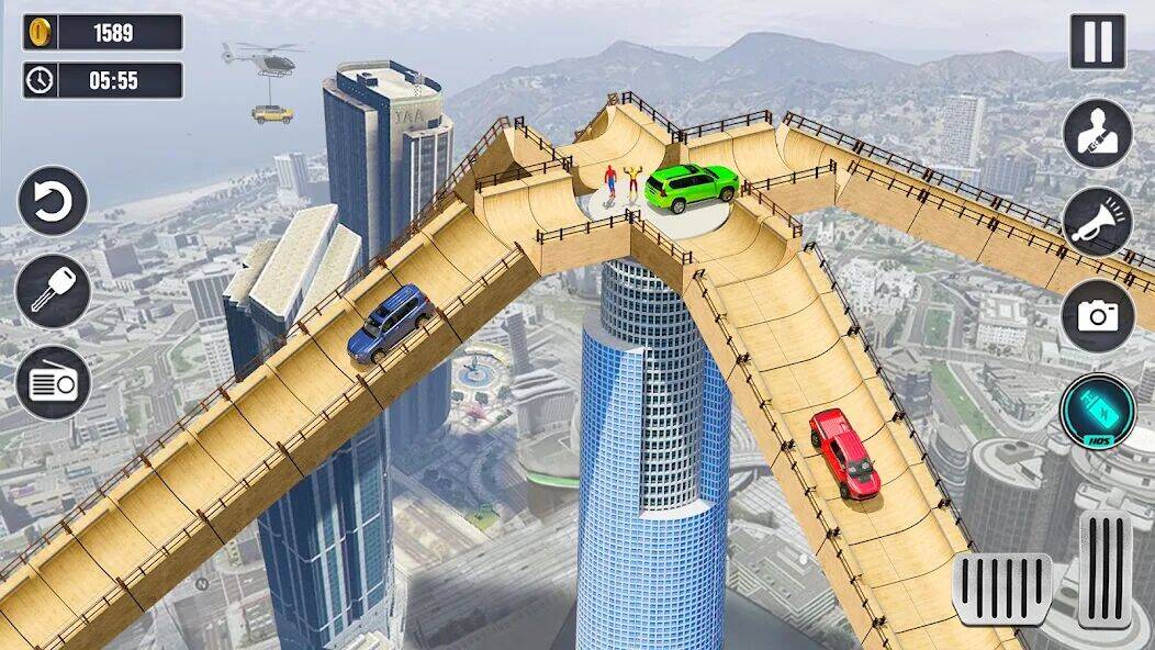 Скачать взломанную Car Stunt Games - Car Games 3D [Бесплатные покупки] MOD apk на Андроид