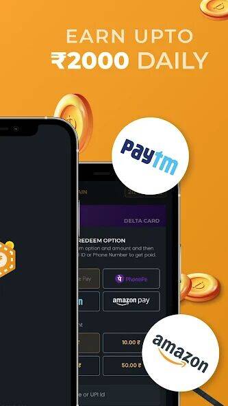Скачать взломанную Delta Chain: Earn Money Online [Мод меню] MOD apk на Андроид