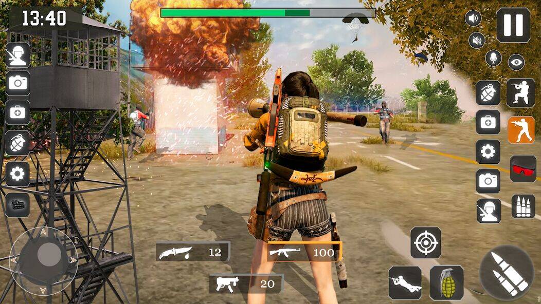Скачать взломанную Fps Battleground Mobile India [Много денег] MOD apk на Андроид
