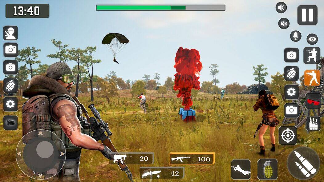 Скачать взломанную Fps Battleground Mobile India [Много денег] MOD apk на Андроид