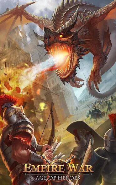 Скачать взломанную Empire War: Age of Heroes [Бесплатные покупки] MOD apk на Андроид