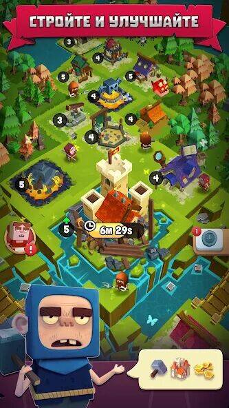 Скачать взломанную Kingdoms of HF - империя игры [Много денег] MOD apk на Андроид