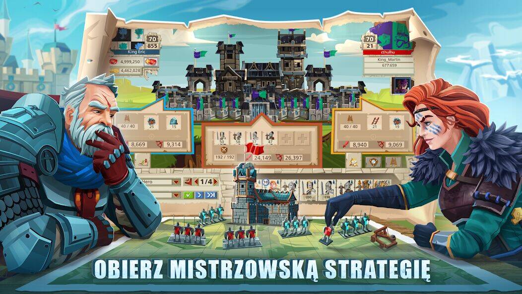 Скачать взломанную Empire: Four Kingdoms (PL) [Бесплатные покупки] MOD apk на Андроид