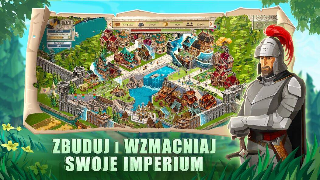 Скачать взломанную Empire: Four Kingdoms (PL) [Бесплатные покупки] MOD apk на Андроид