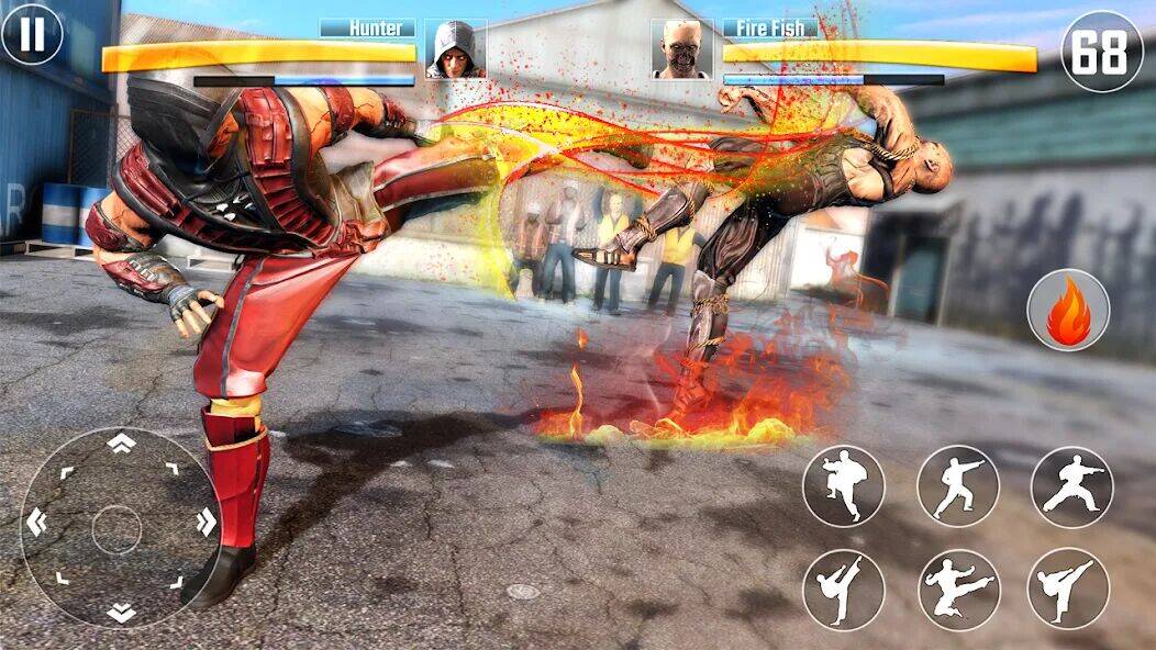 Скачать взломанную Kung Fu Fighting Karate Games [Много монет] MOD apk на Андроид