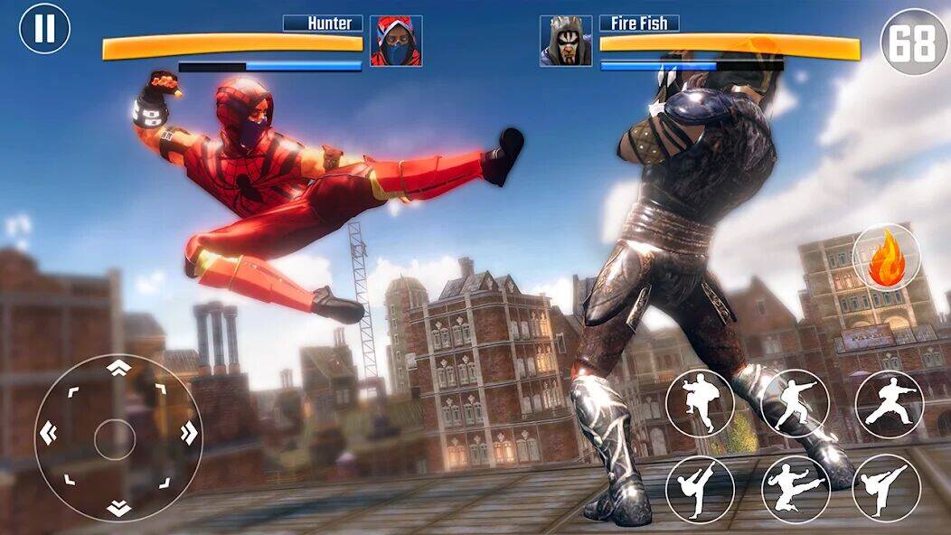 Скачать взломанную Kung Fu Fighting Karate Games [Много монет] MOD apk на Андроид