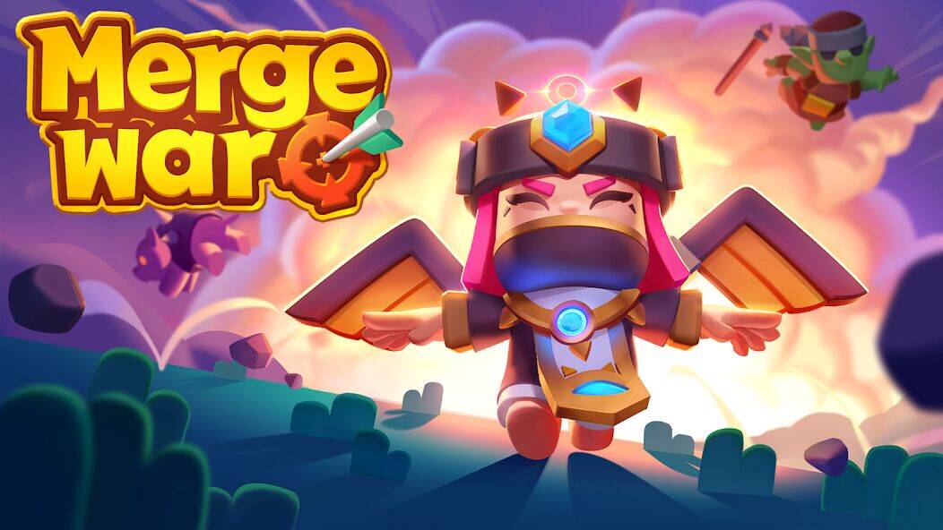 Скачать взломанную Merge War - Army Draft Battler [Много монет] MOD apk на Андроид