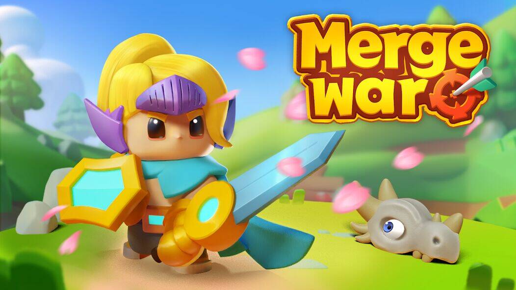 Скачать взломанную Merge War - Army Draft Battler [Много монет] MOD apk на Андроид