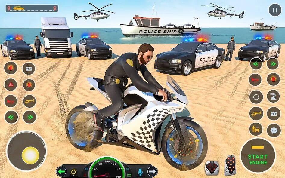 Скачать взломанную US Police Car Transport Truck [Мод меню] MOD apk на Андроид