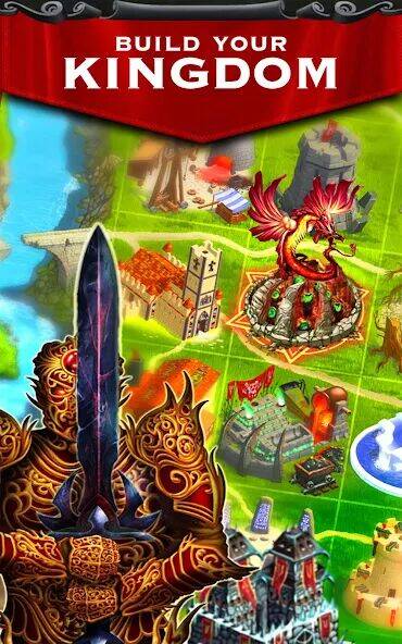 Скачать взломанную Kingdoms at War: Hardcore PVP [Мод меню] MOD apk на Андроид
