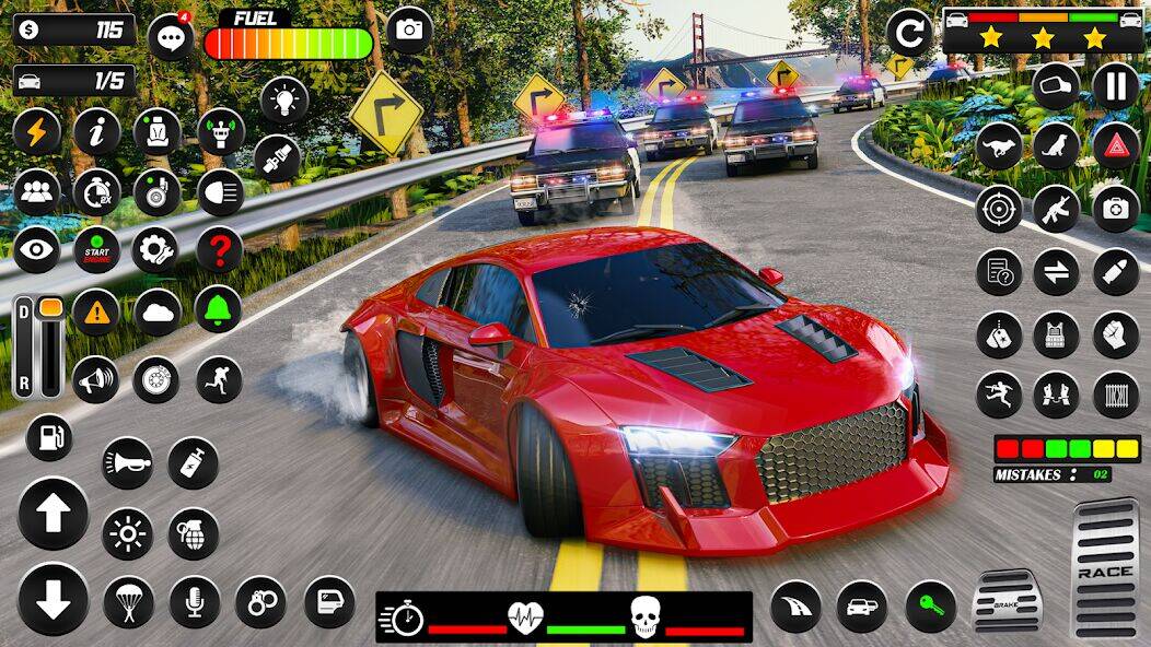 Скачать взломанную Полицейская машина США игры [Много денег] MOD apk на Андроид