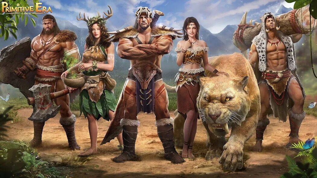 Скачать взломанную Primitive Era [Бесплатные покупки] MOD apk на Андроид