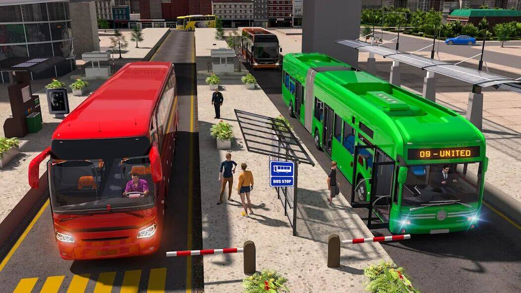 Скачать взломанную Bus Simulator 3D: Bus Games [Много монет] MOD apk на Андроид