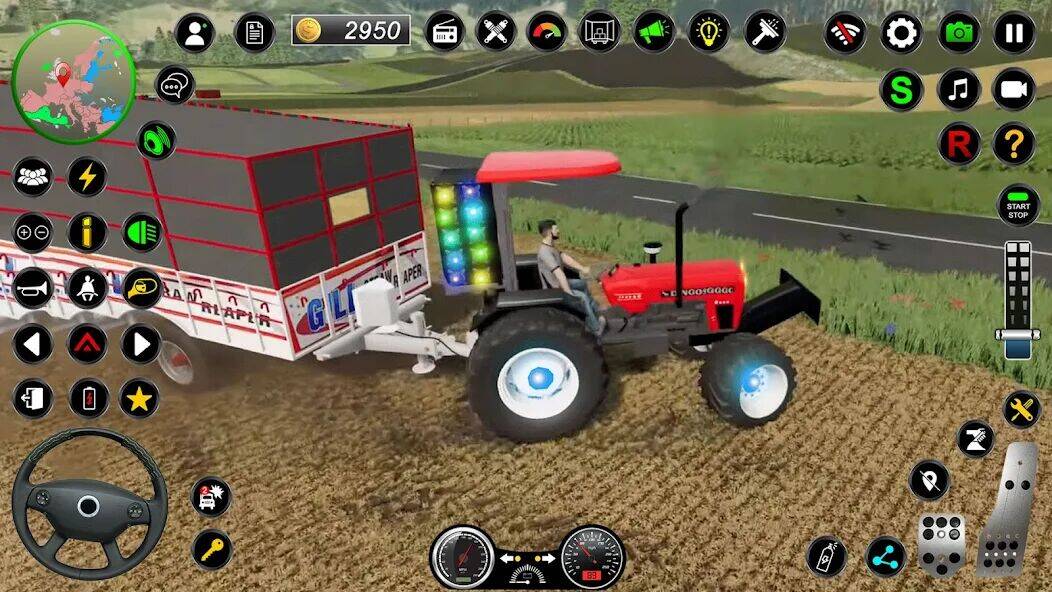 Скачать взломанную Индийская тракторная игра 3D [Мод меню] MOD apk на Андроид