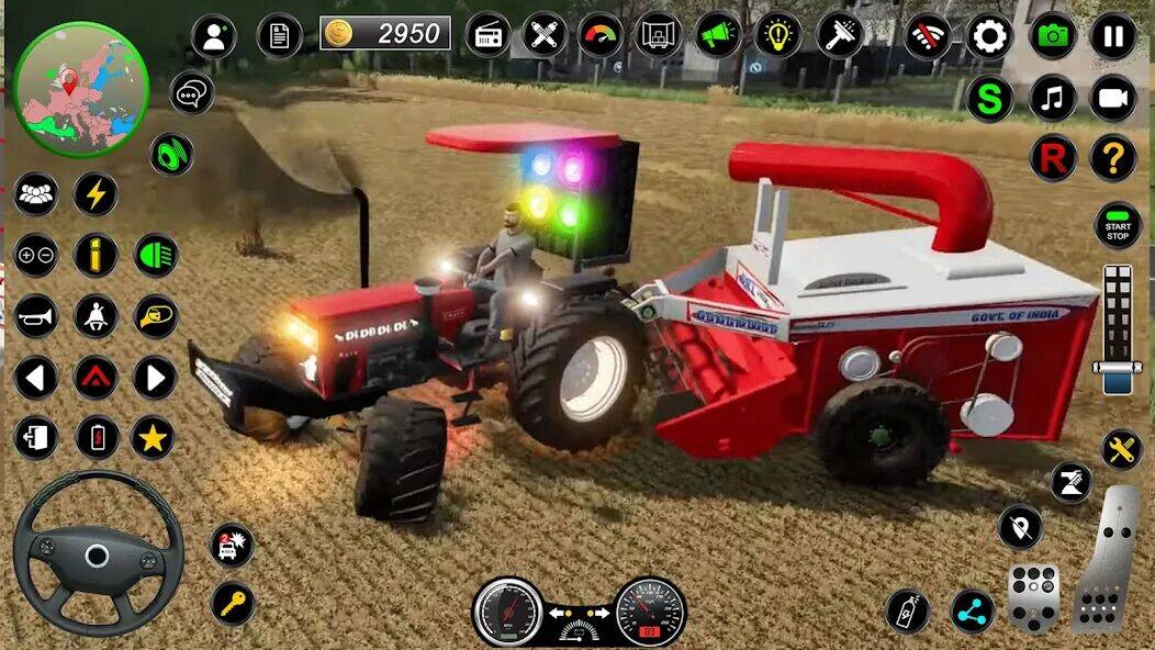 Скачать взломанную Индийская тракторная игра 3D [Мод меню] MOD apk на Андроид
