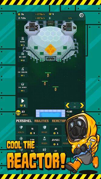 Скачать взломанную Critical - Incremental Reactor [Много денег] MOD apk на Андроид