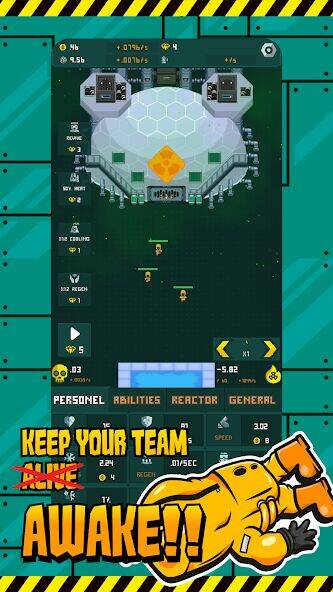 Скачать взломанную Critical - Incremental Reactor [Много денег] MOD apk на Андроид