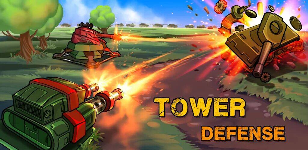 Скачать взломанную Военная игра : башни обороны [Много денег] MOD apk на Андроид