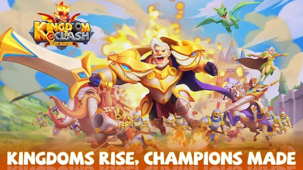 Скачать взломанную Kingdom Clash: Beast Masters [Много денег] MOD apk на Андроид