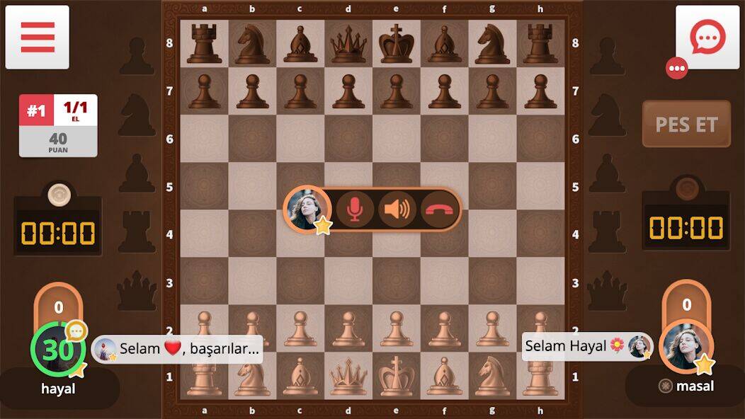 Скачать взломанную Satranç Online [Бесплатные покупки] MOD apk на Андроид