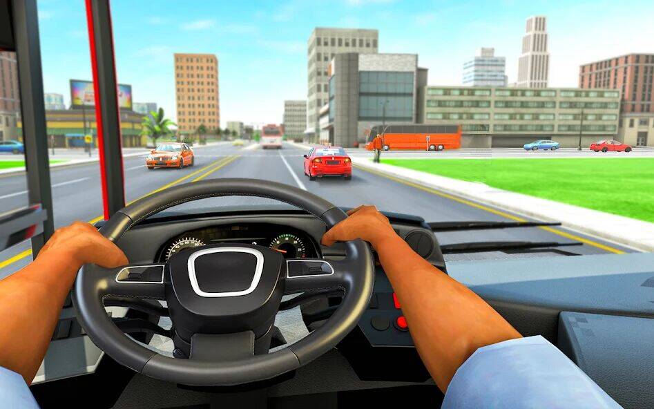 Скачать взломанную City Bus Simulator: Transport [Бесплатные покупки] MOD apk на Андроид