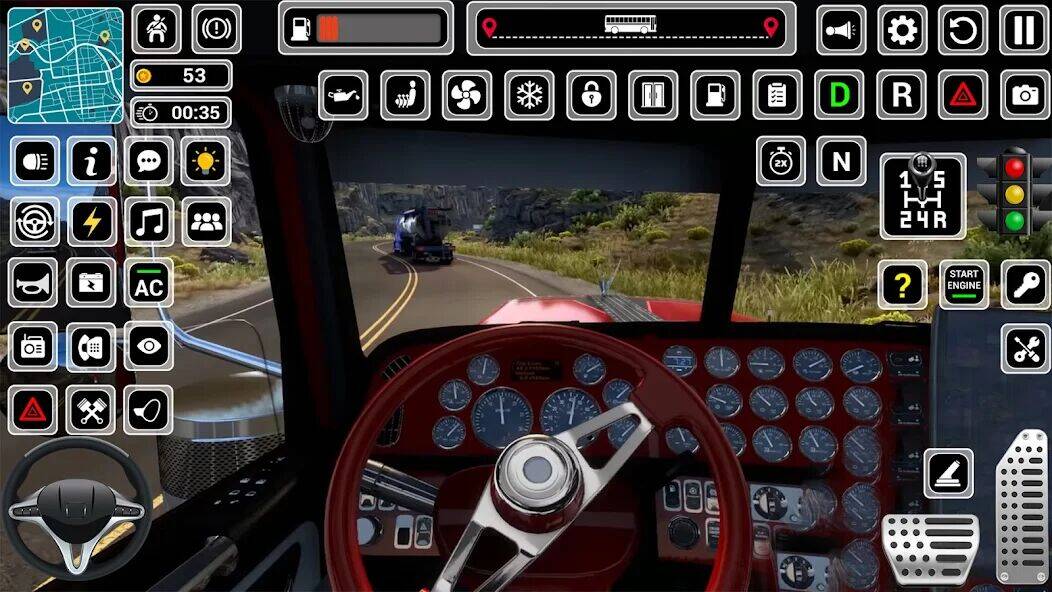 Скачать взломанную American Cargo Truck Driving [Много денег] MOD apk на Андроид
