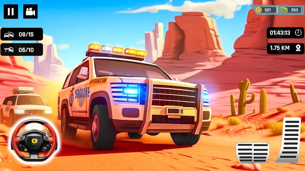 Скачать взломанную Kids Police Games: Thief games [Много монет] MOD apk на Андроид