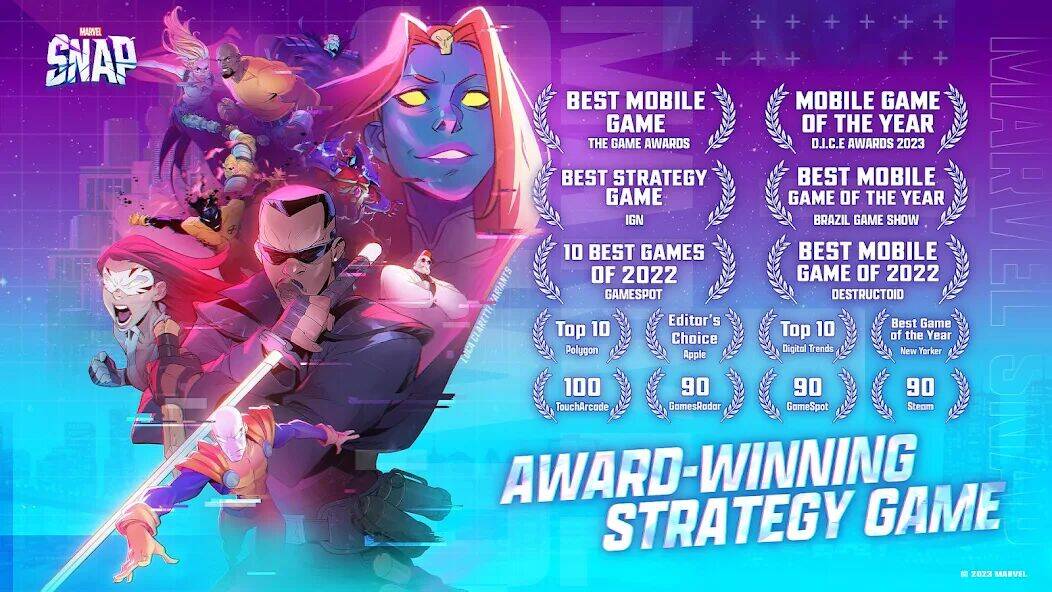 Скачать взломанную MARVEL SNAP [Много монет] MOD apk на Андроид