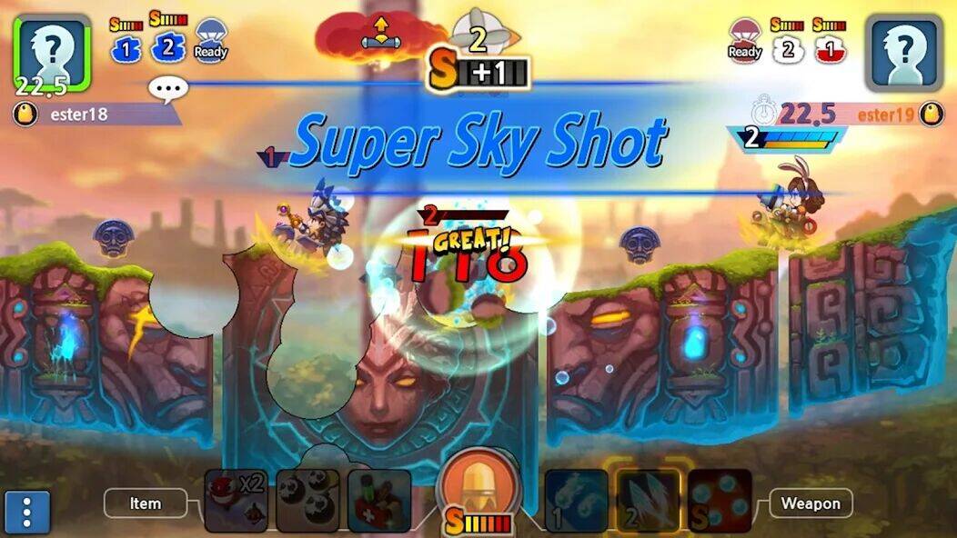 Скачать взломанную GunboundM [Много денег] MOD apk на Андроид