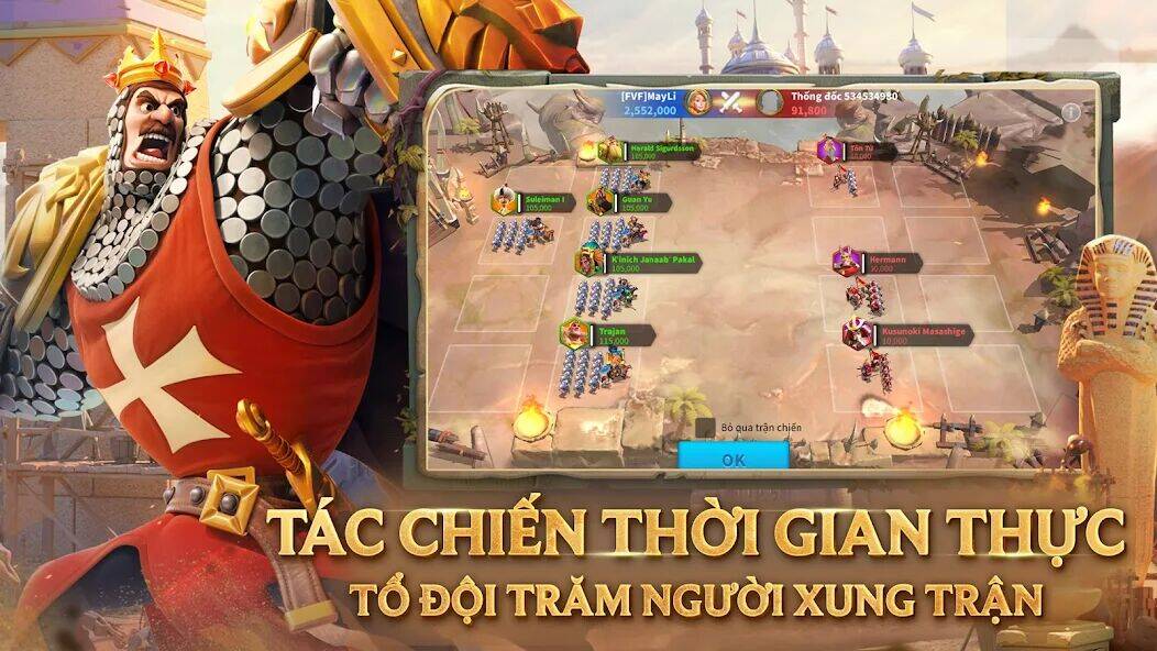 Скачать взломанную Rise of Kingdoms - Gamota [Много денег] MOD apk на Андроид