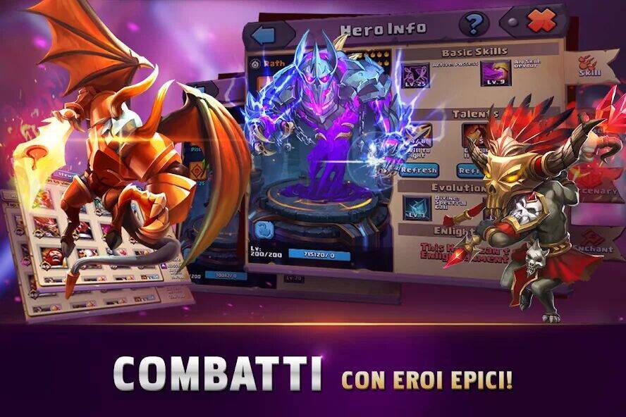 Скачать взломанную Clash of Lords 2: Italiano [Бесплатные покупки] MOD apk на Андроид
