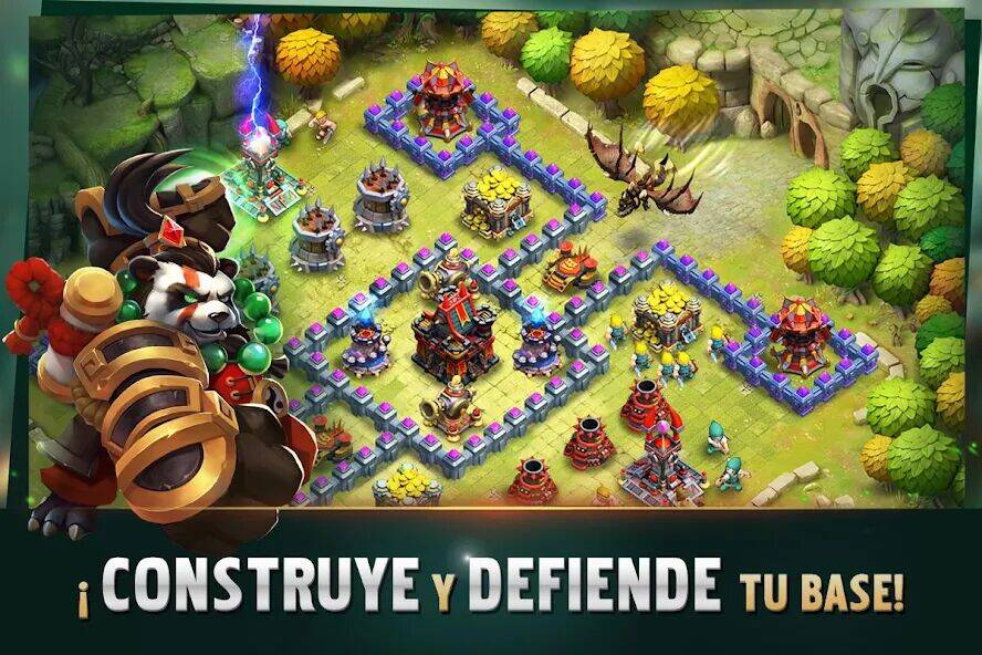 Скачать взломанную Clash of Lords 2: Español [Много денег] MOD apk на Андроид