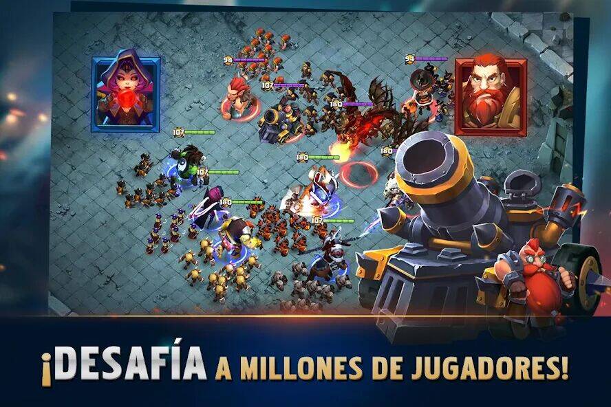 Скачать взломанную Clash of Lords 2: Español [Много денег] MOD apk на Андроид