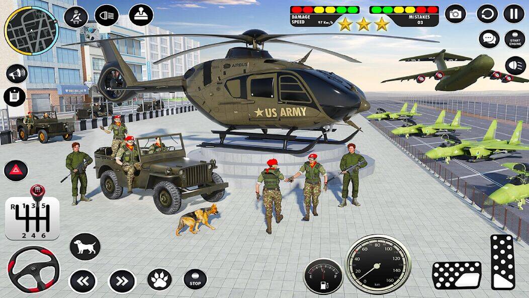 Скачать взломанную Army Vehicle Transport Truck [Бесплатные покупки] MOD apk на Андроид