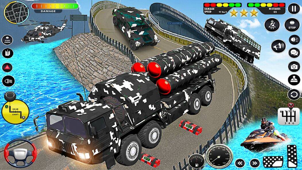 Скачать взломанную Army Vehicle Transport Truck [Бесплатные покупки] MOD apk на Андроид