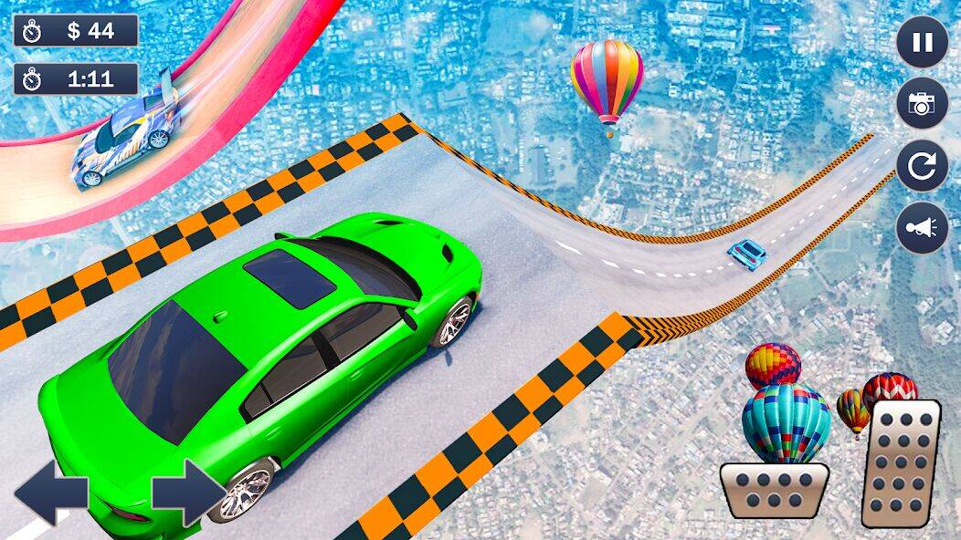 Скачать взломанную Ramp Car Game - Car Stunt [Много денег] MOD apk на Андроид
