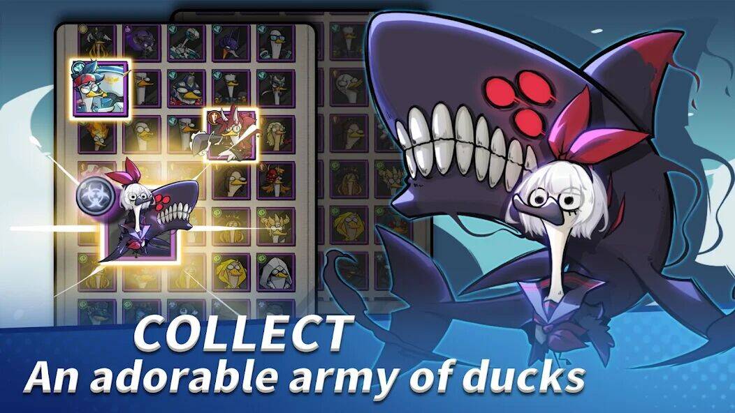 Скачать взломанную Merge Duck 2: Idle RPG [Мод меню] MOD apk на Андроид