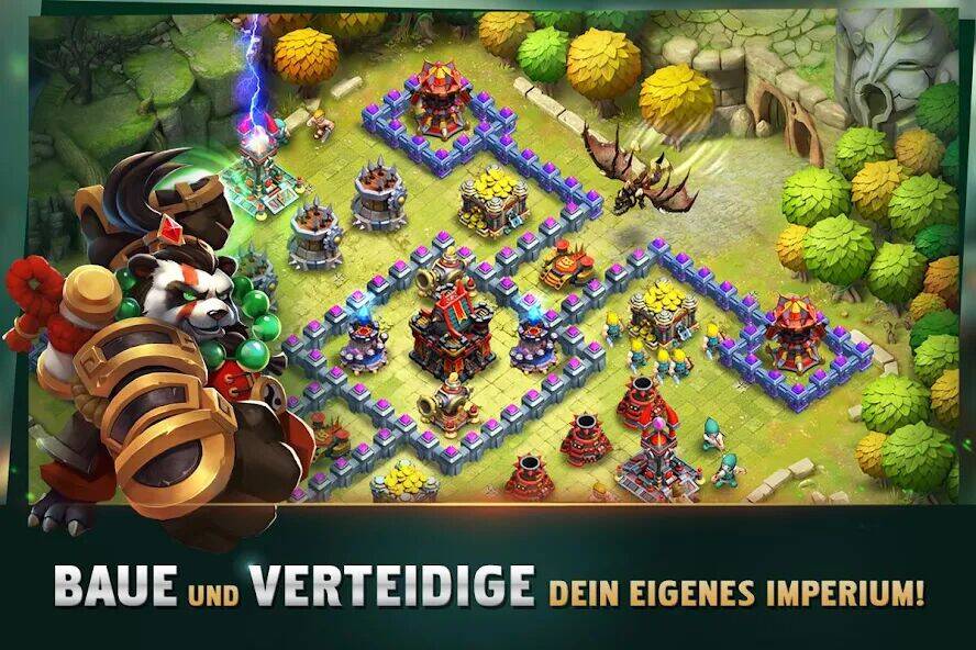 Скачать взломанную Clash of Lords 2: Ehrenkampf [Бесплатные покупки] MOD apk на Андроид